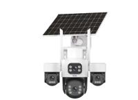 INOX-X14 4LENS 3.6mm  ESİM SOLAR KAMERA 4G   3+3+3+3MP Ses algılama 20Mt Solar Panel+ Dahili Batarya - 1